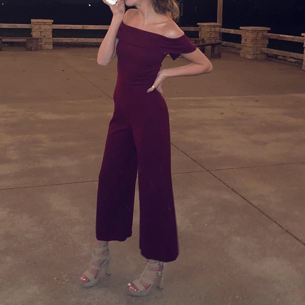 Dry Goods Maroon Jumpsuit